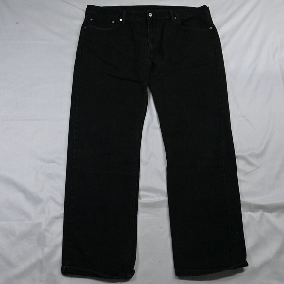 Levi's‎ 34 x 32 505 Straight Dark Wash Denim Jeans - Picture 1 of 7